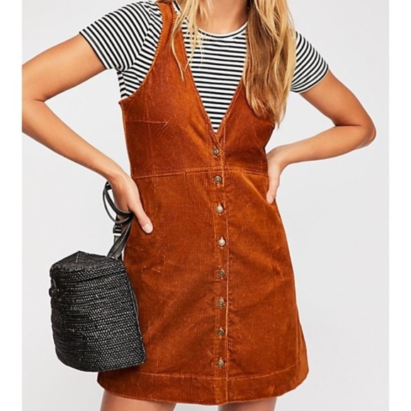 Free People Dresses & Skirts - Free People Rolling Thunder Cord Mini Dress